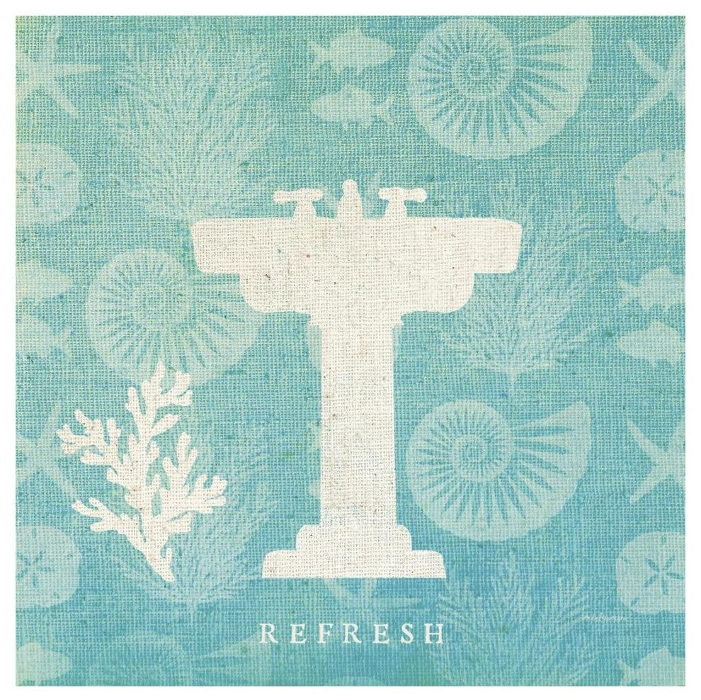 "Pacific Bath III" Digital Paper Print by Studio Mousseau, 20"x20"