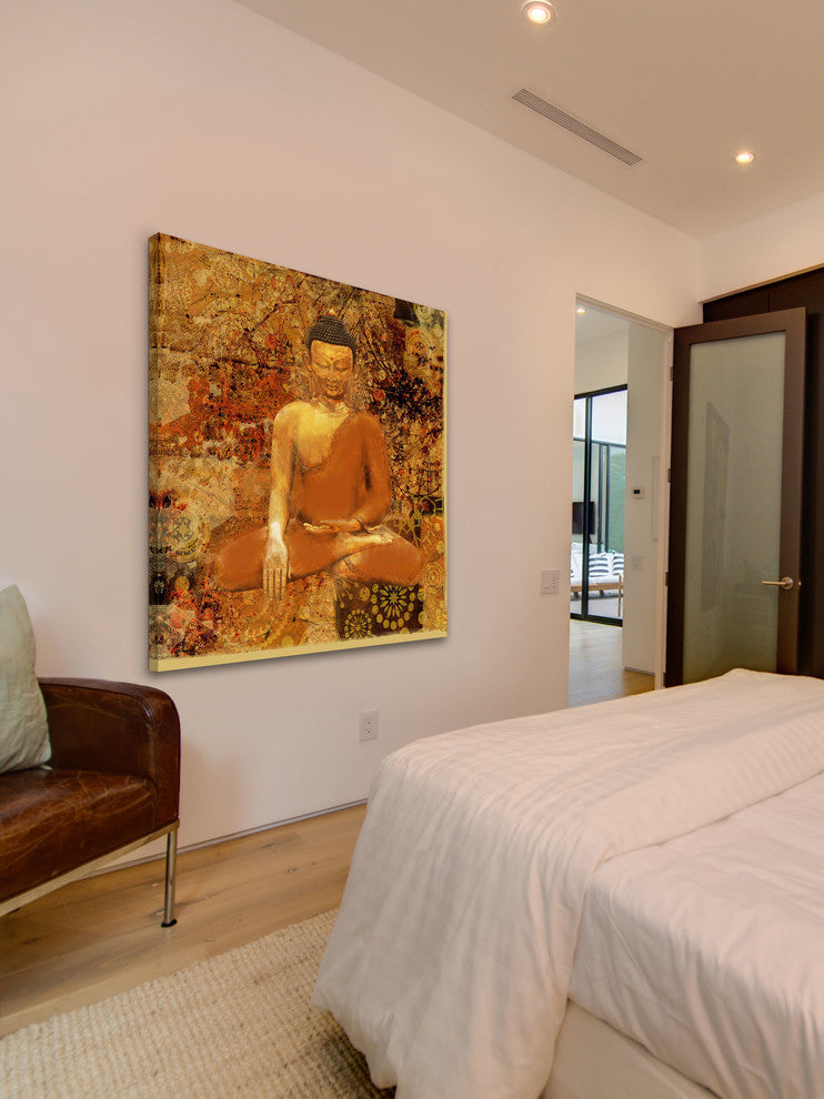 "Buddha Small" Painting Print on Canvas by Irena Orlov