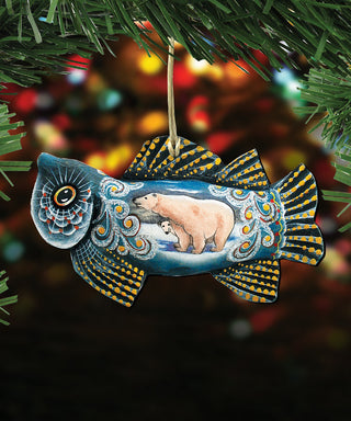 Frosty Fish Ornament
