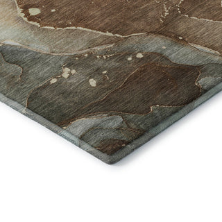 Premium Machine Washable Mayfield AMF522 Brown 3' x 5' Rug