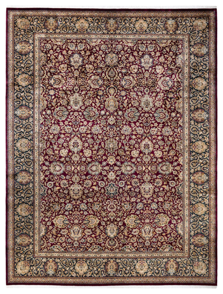 Mogul, One-of-a-Kind Hand-Knotted Area Rug Purple, 10' 5" x 13' 6"