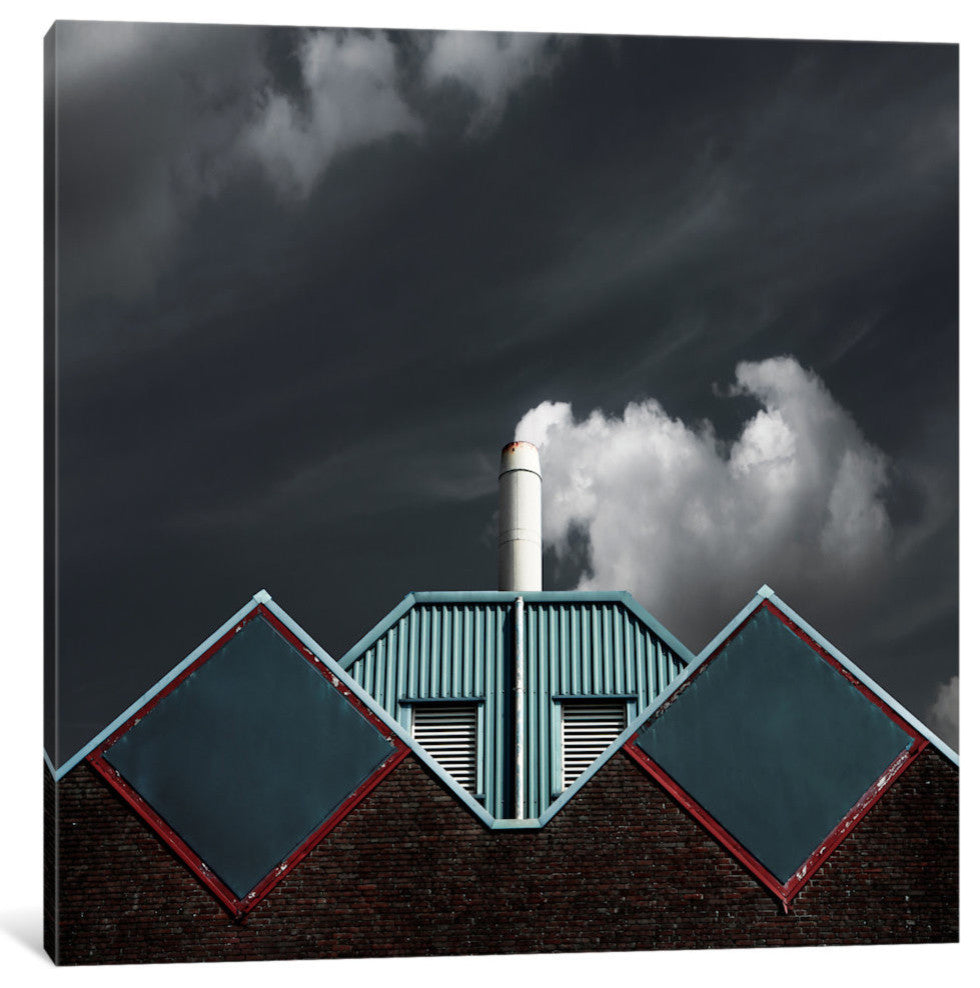 "The Cloud Factory" by Gilbert Claes, 18x18x1.5