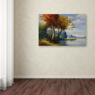 Daniel Moises 'Corot Tribute' Canvas Art, 16"x24"