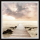 "Enjoy Every Sunset" Framed Painting Print, 12x12