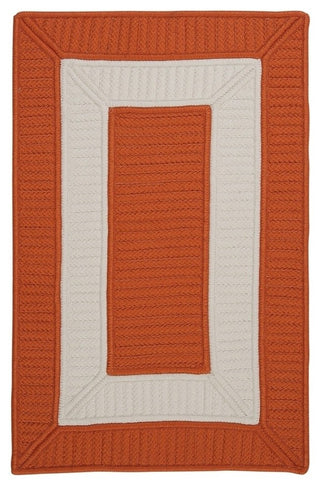 Colonial Mills Rope Walk CB93 Rust Indoor/Outdoor Area Rug, Rectangular 3'x5'
