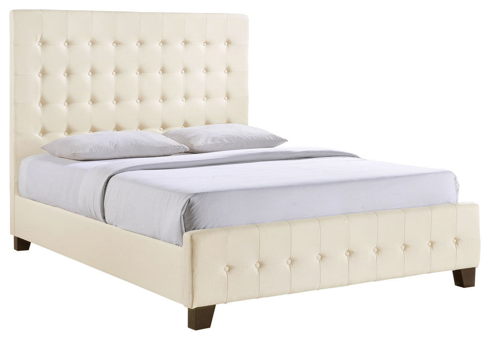 Modway Skye Queen Bed, Ivory