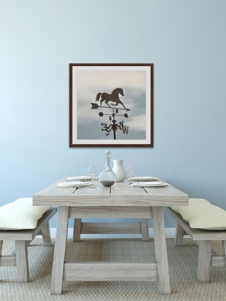 "The Weathervane" Framed Painting Print, 32"x32"