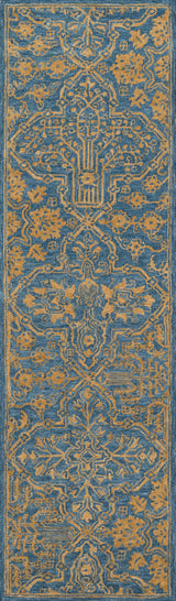 Cosette Cos-1 Rug, Blue, 2'3"x8' Runner