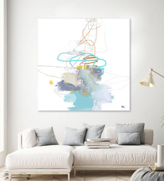 Loving Life V - 72 x 72 by Lisa Ridgers