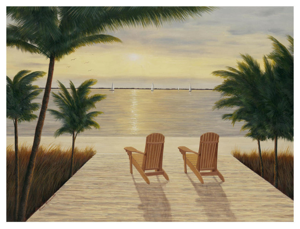 "Days End" Digital Paper Print by Diane Romanello, 18"x14"