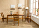 5-Piece Shaker Dining Set, Walnut