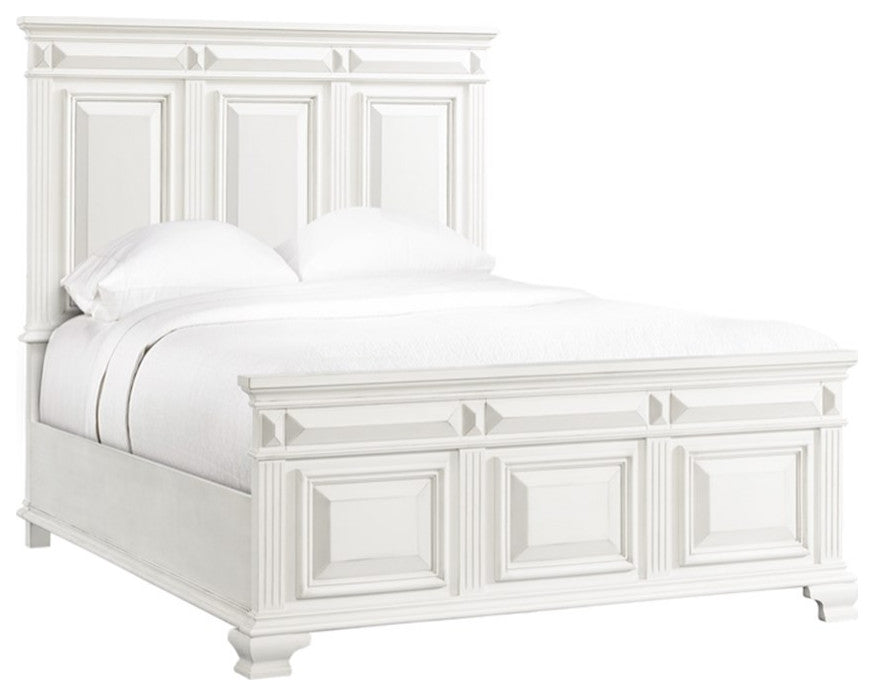 Picket House Furnishings Trent Queen Panel 3PC Bedroom Set in White