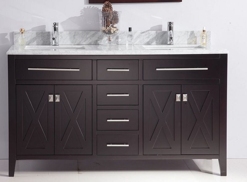 Wimbledon Vanity, Espresso, 60"
