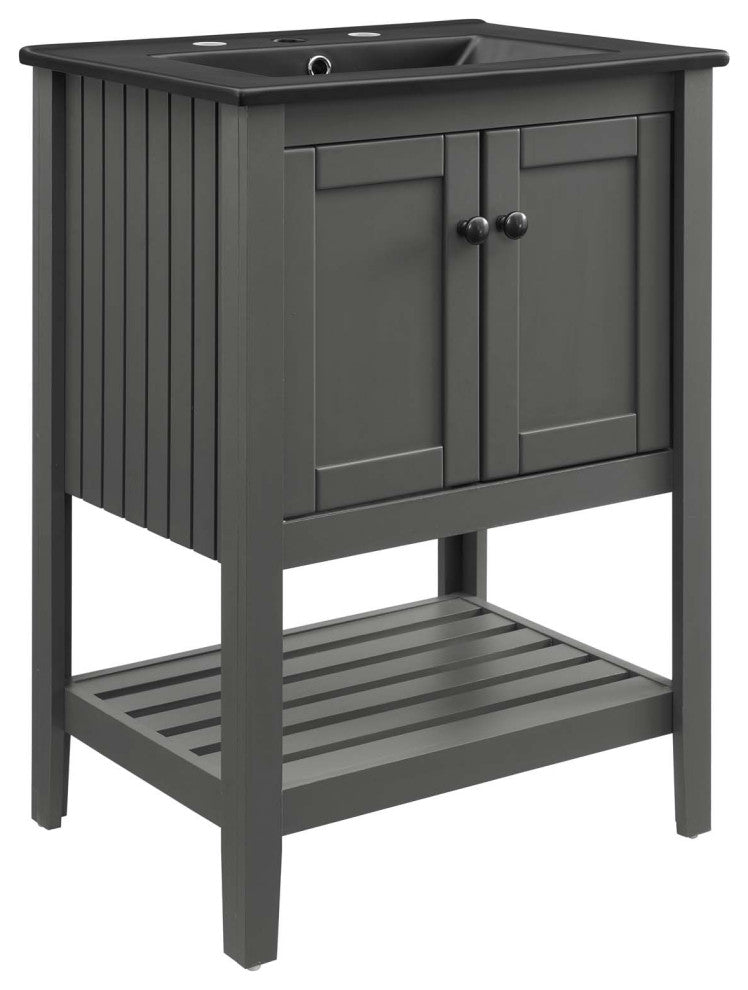 Prestige 24" Bathroom Vanity - Gray Black