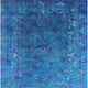 Ahgly Company Indoor Square Mid-Century Modern Area Rugs, 7' Square