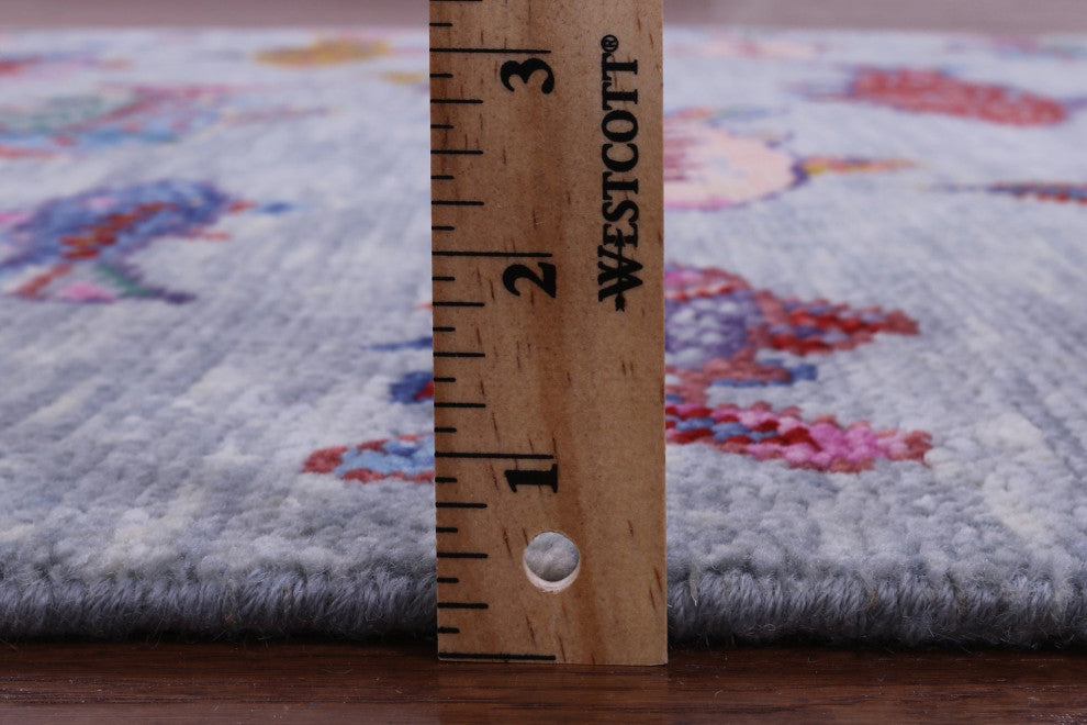Gabbeh Fish Design Handmade Rug 5' 1" X 8' 0" - Q15880