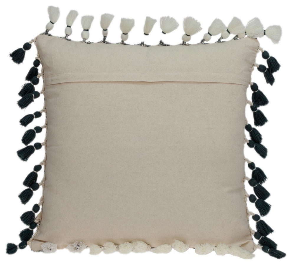 Slate Grey Throw Pillow
