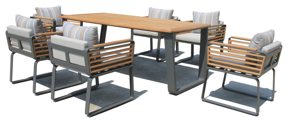 Deko Living Palazzolo Outdoor Dining Chairs and Table Set