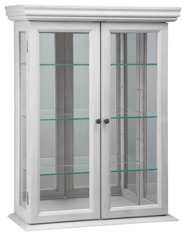Design Toscano White Country Tuscan Curio Cabinet