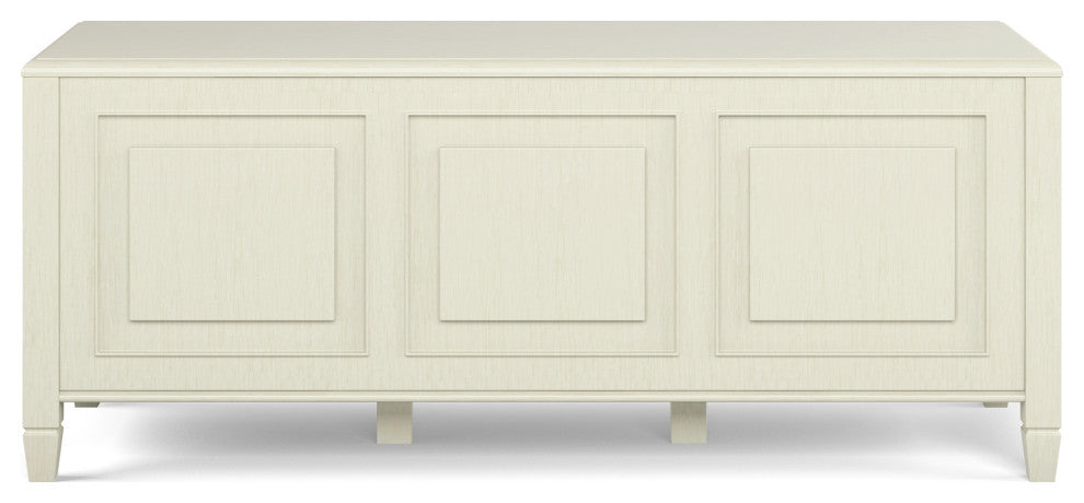 Connaught Solid Wood Storage Bench Trunk, Antique White