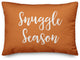 Snuggle Season Lumbar Pillow, Orange, 14"x20"