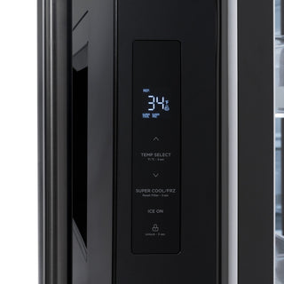 ZLINE 36" Standard Depth Refrigerator, Black Stainless RSM-W-36-BS