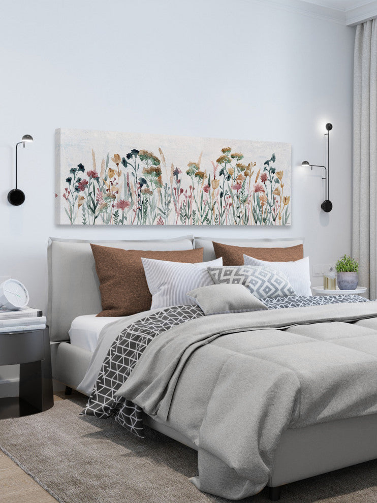 "Pretty Wildflowers" Painting Print on Wrapped Canvas