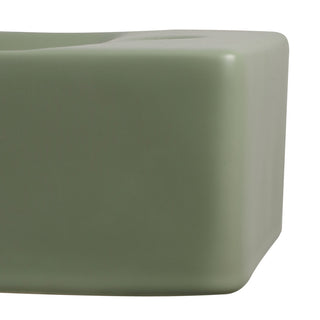 Felix 15 in. W x 8 in. D Modern Wall Mounted Rectangular Ceramic Mini Sink