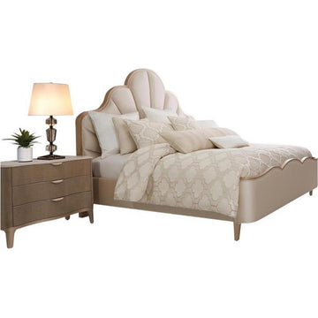 Michael Amini Spectrum 10-Piece Fabric Queen Comforter Set - Pearl Ivory