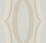 Blonde Progression Ogee Wallpaper