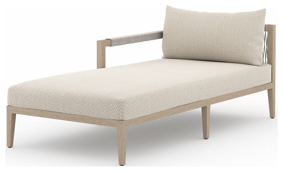 Sherwood Outdoor Laf Chaise Pc-Brwn/Sand