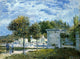 Alfred Sisley The Watering Place at Marly, 21"x28" Wall Decal