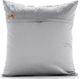 Silver Decorative Euro shams 26"x26" Silk, Silver Tower