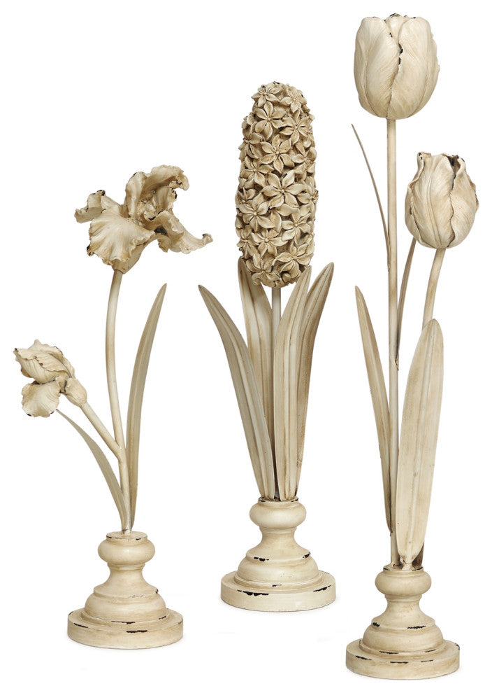Standing Flowers, 3-Piece Set