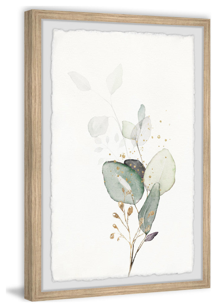 "Green Queen" Framed Painting Print, 30x45