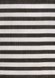 Negril Two-Tone Wide Stripe Indoor/Outdoor Area Rug, Black/Cream, 8x10