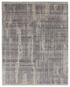 Weave & Wander Rheed Wool Rug, Gray/Blue/Ivory, 2ft x 3ft Rug