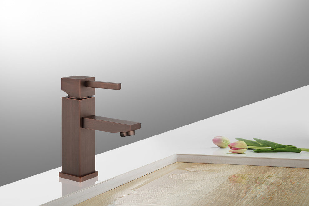 Legion Furniture Single Faucet, Brown Bronze