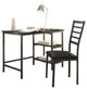 Rush Writing Desk with Chair