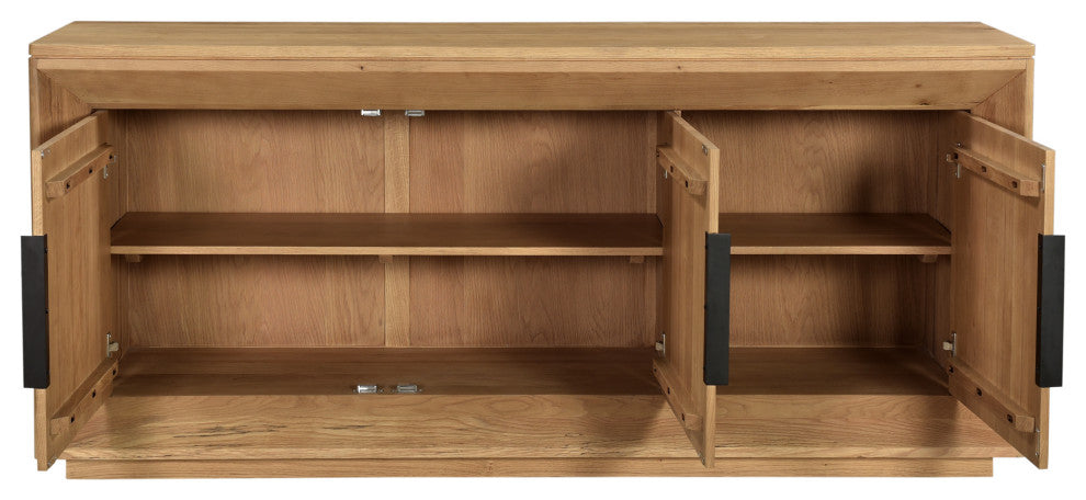 First of A Kind Angle Oak Sideboard Large
