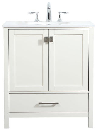 Elegant Lighting VF18830 Irene 30" - White