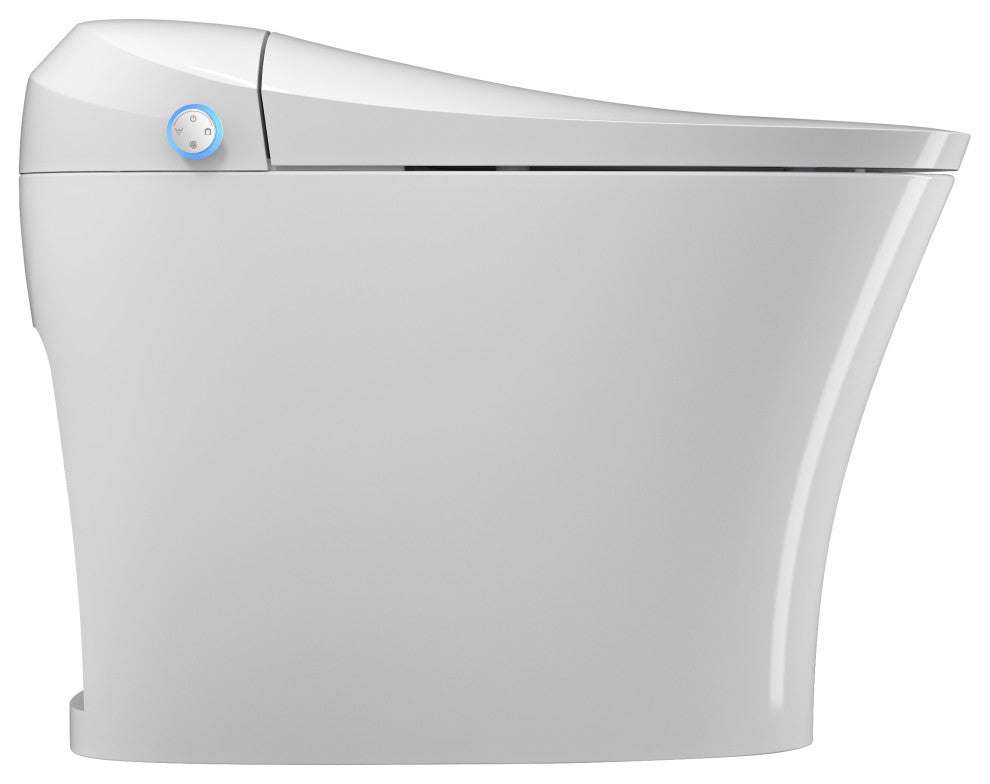 CastelloUSA New York All-In-One Smart Toilet With Bidet Seat, Simple Plus