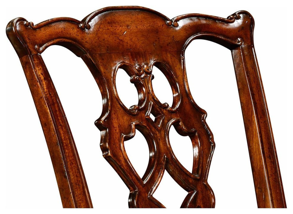 Chippendale Carved Mahogany Dining Chair