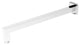 ALFI brand ABSA16S-PC Polished Chrome 16" Square Wall Shower Arm
