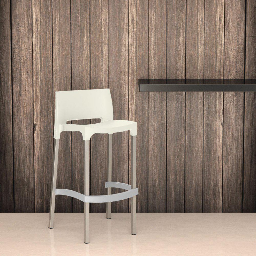 Gio Outdoor Bar Stool Beige
