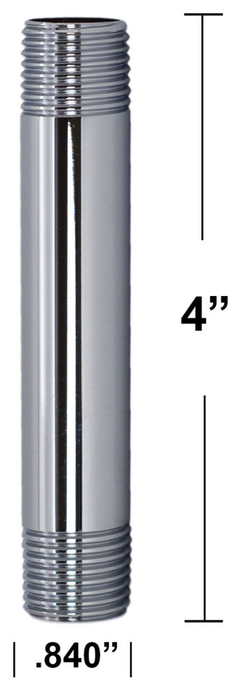 Supply Kit - 1/2" Ips X 3/8" Od X 20" Corrugated In Satin Nickel, Polished Chrome