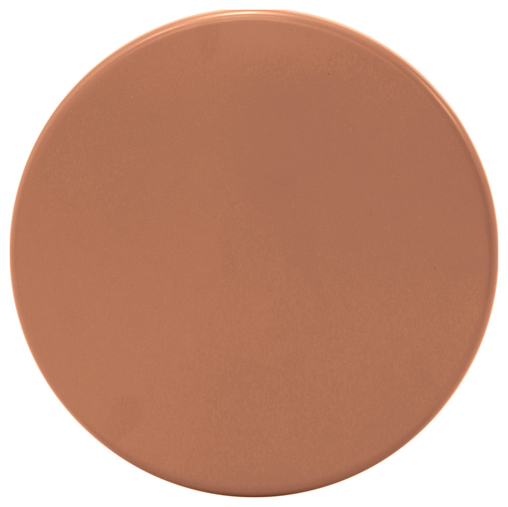 Anika Iron End / Side Table, Terracotta