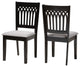 Marsala Modern Collection, Gray/Dark Brown, Dining Chair