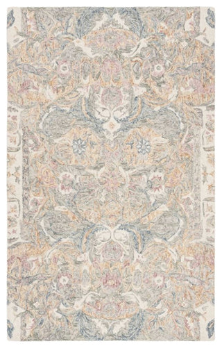 Safavieh Aubusson 8' x 10' Hand Tufted Wool Rug in Ivory and Yellow