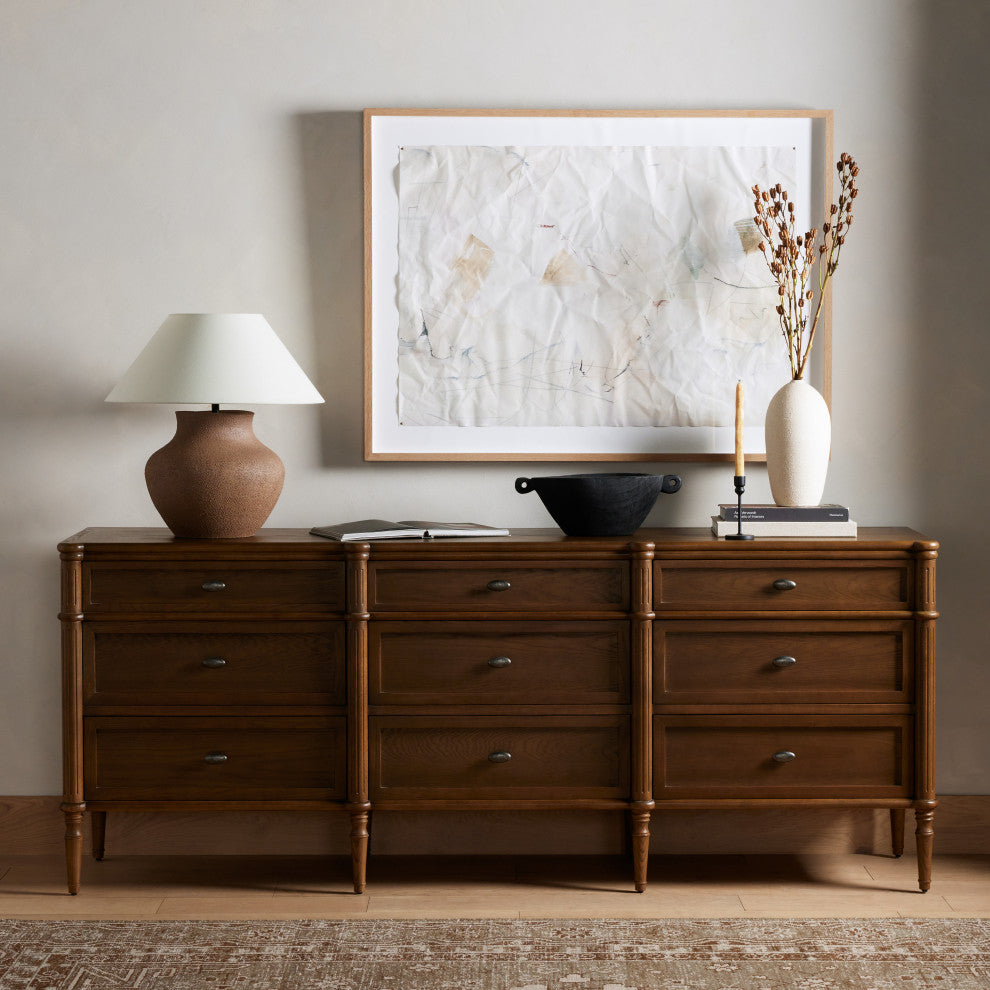 Toulouse 9 Drawer Dresser-Toasted Oak